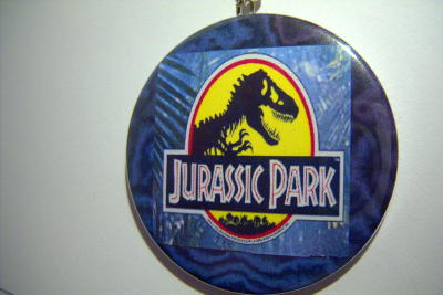 Schlüsselanhänger Jurassic Park - zum Schließen ins Bild klicken